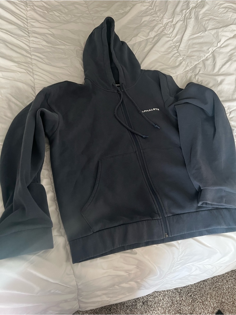 Classic Full-Zip Jacket - Whale Blue Alphalete Athletics